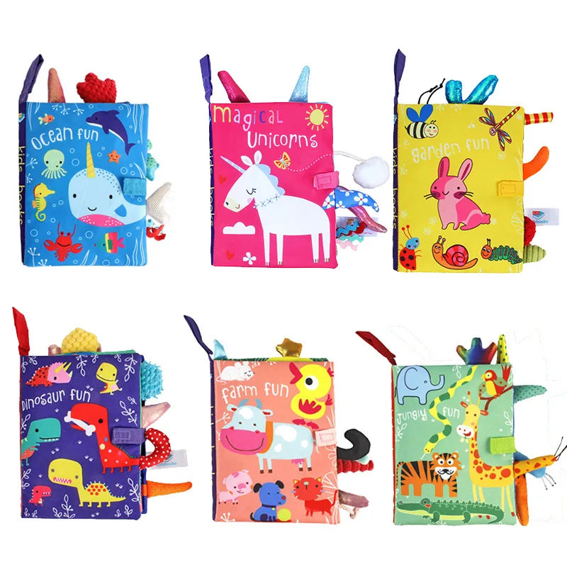 Soft Cloth Baby Books 0-18 Months