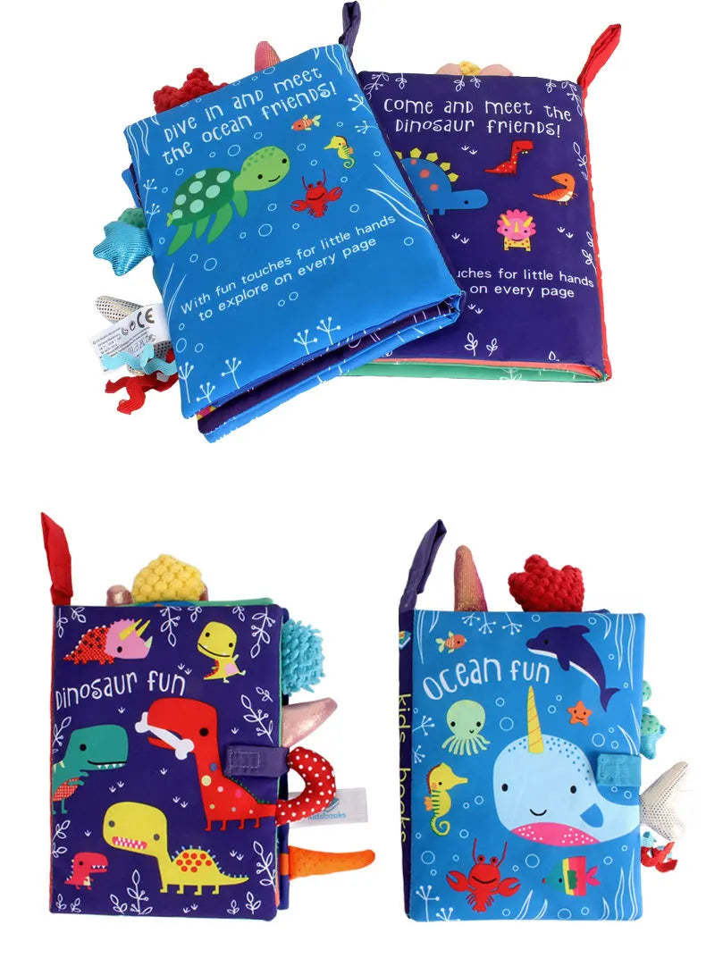 Soft Cloth Baby Books 0-18 Months