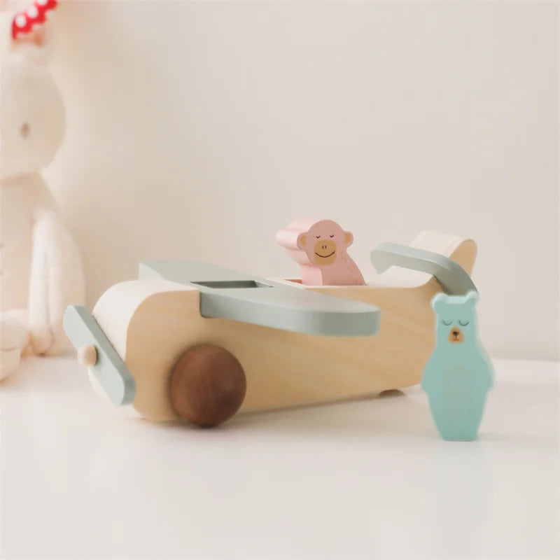Skyward Wooden Airplane Blocks