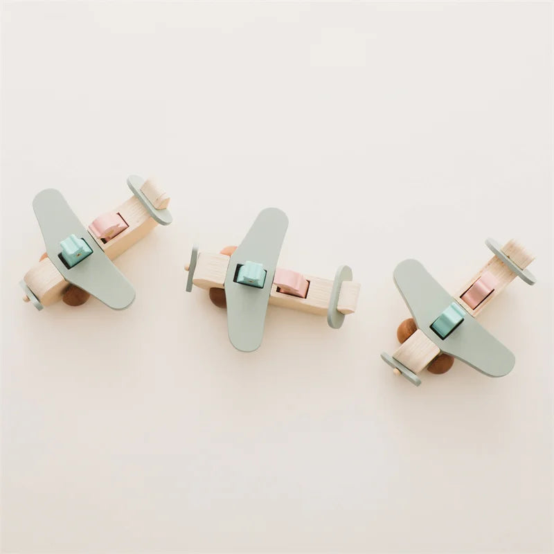 Skyward Wooden Airplane Blocks