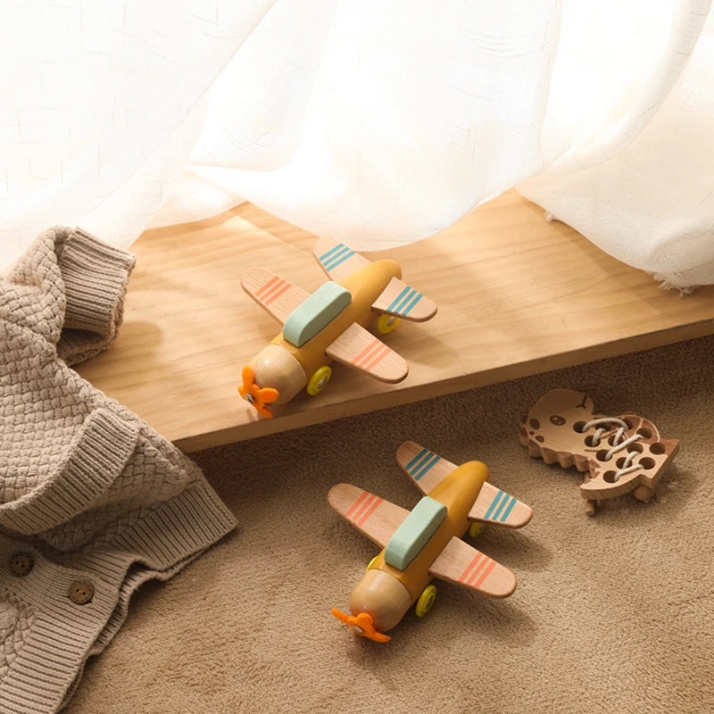 Skyward Wooden Airplane Blocks