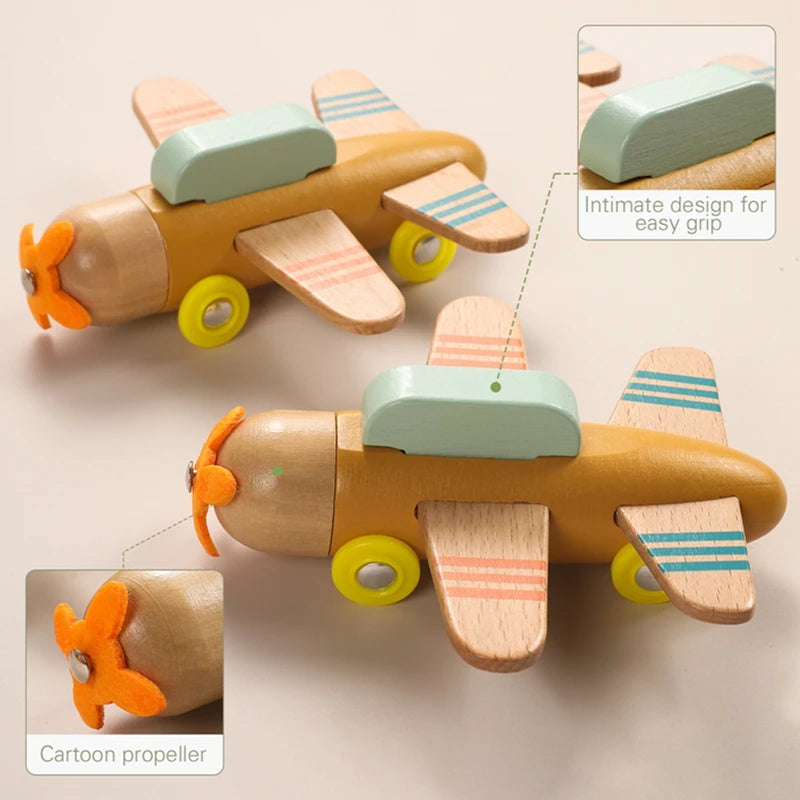 Skyward Wooden Airplane Blocks