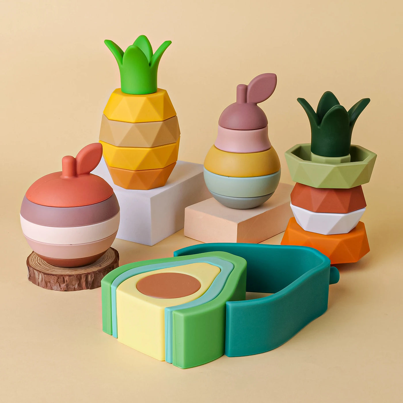 Montessori Fruit Stackers