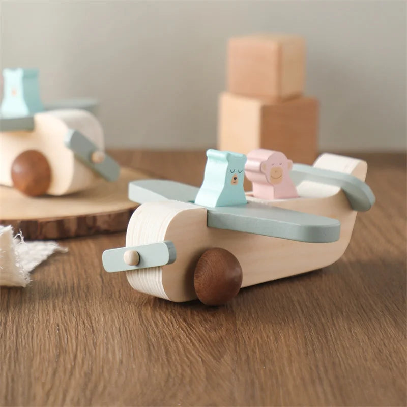 Skyward Wooden Airplane Blocks