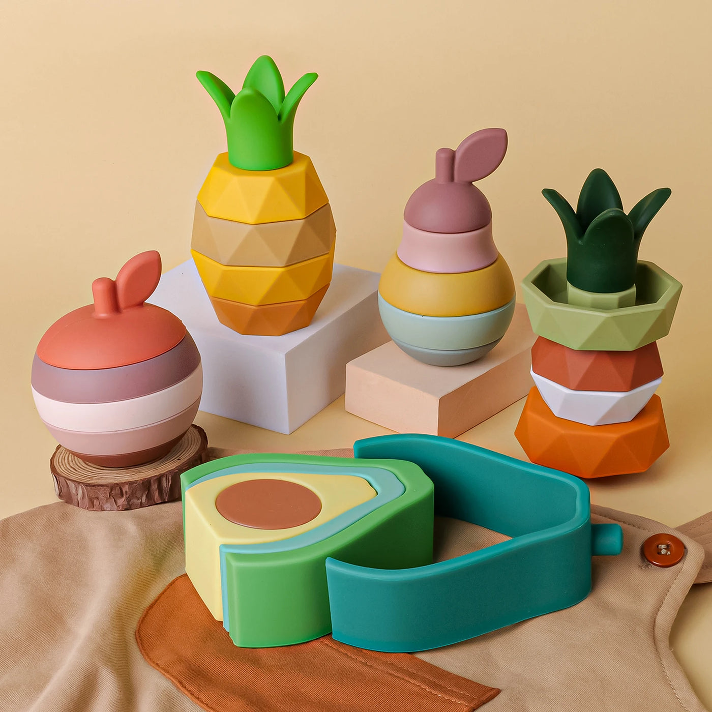 Montessori Fruit Stackers