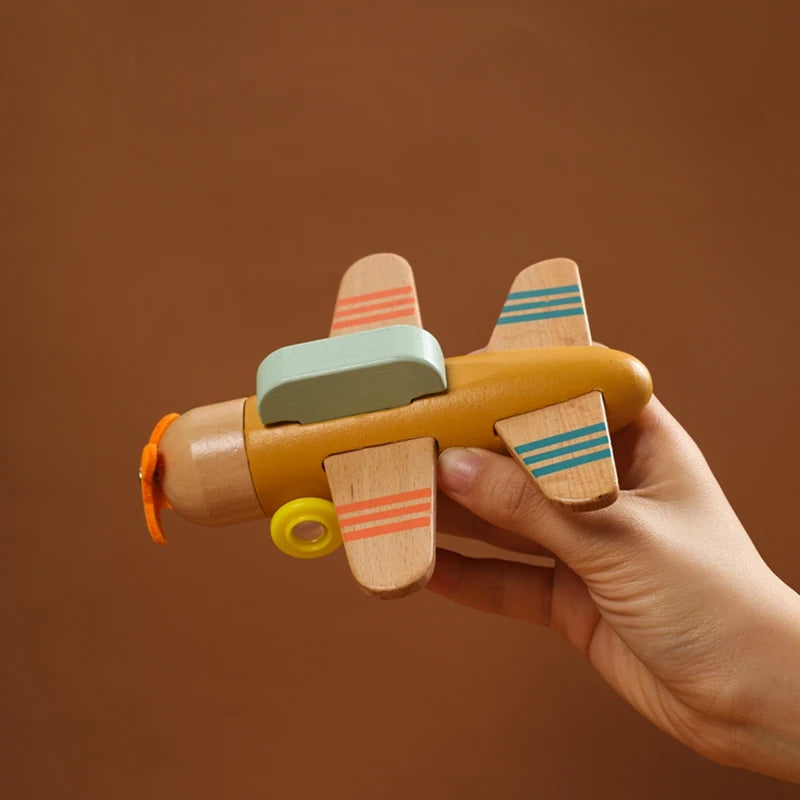 Skyward Wooden Airplane Blocks