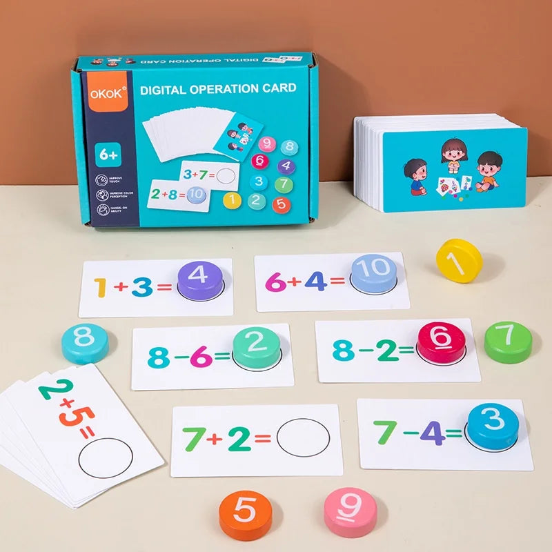 Montessori Math Card Matching Games