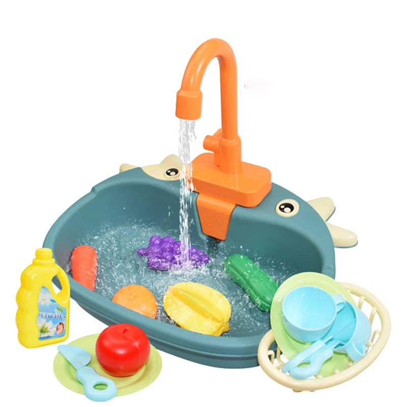 Play Kitchen Sink with Running Water