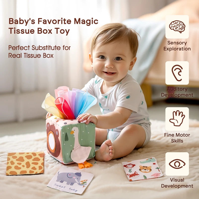 Magic Montessori Sensory Tissue Box