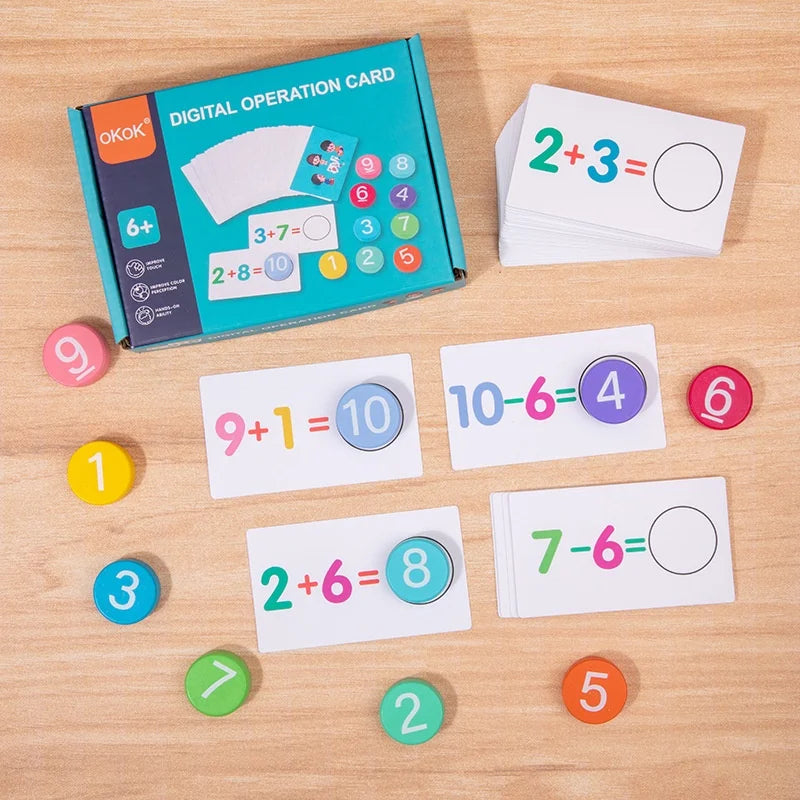 Montessori Math Card Matching Games