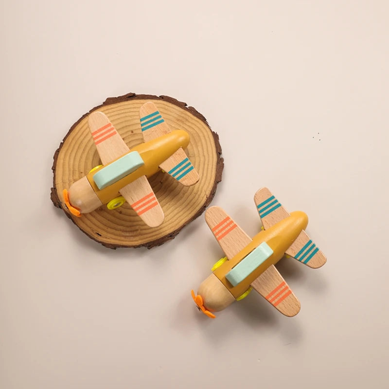 Skyward Wooden Airplane Blocks