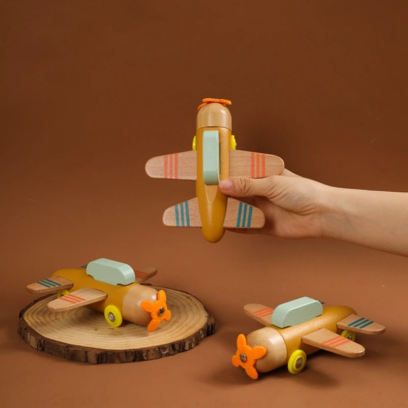 Skyward Wooden Airplane Blocks