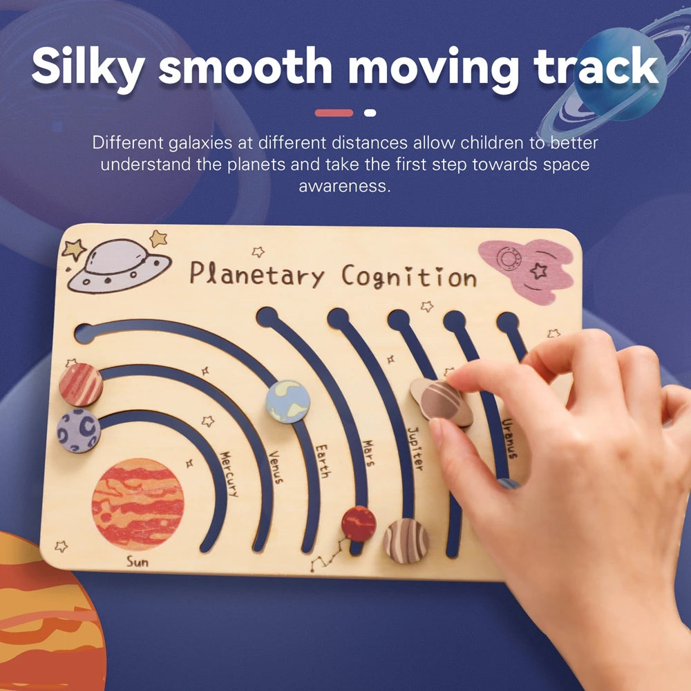 Montessori Solar System Cognitive Board