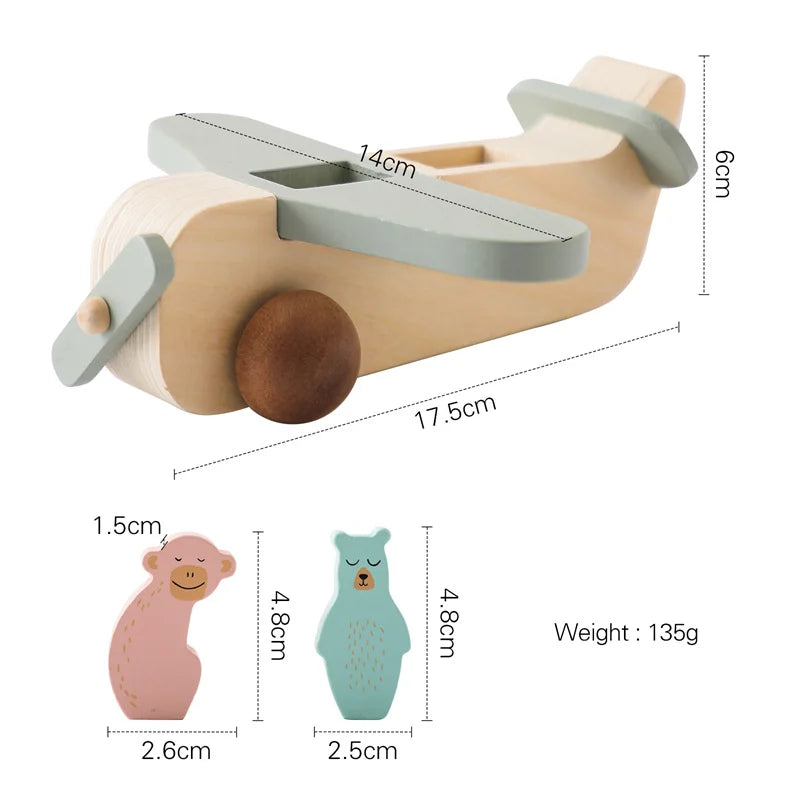 Skyward Wooden Airplane Blocks