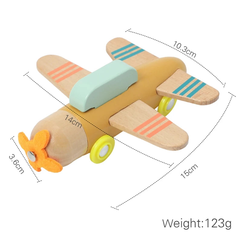 Skyward Wooden Airplane Blocks