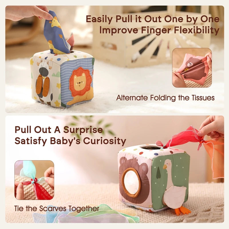 Magic Montessori Sensory Tissue Box