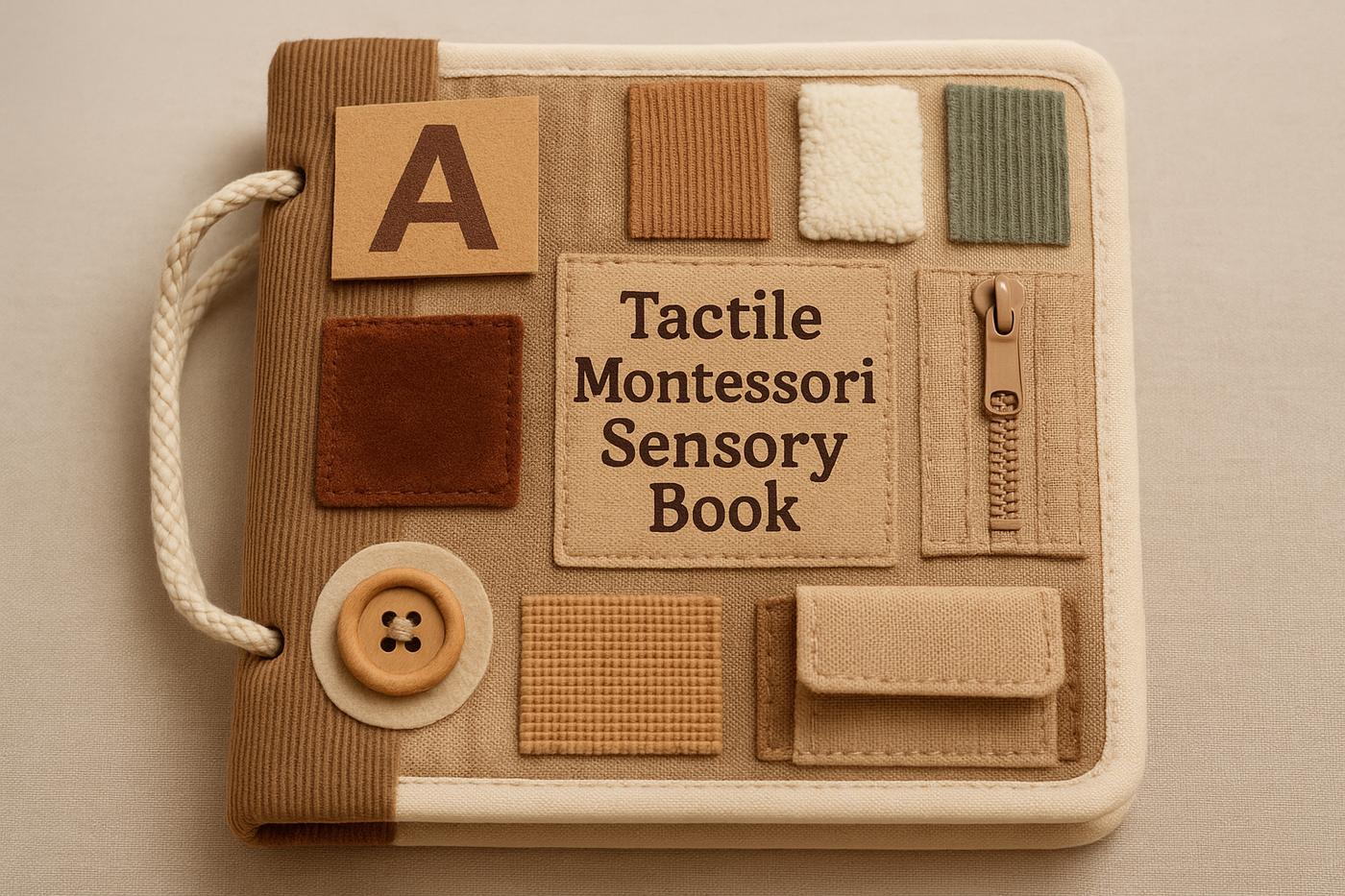 a Montessori sensory book